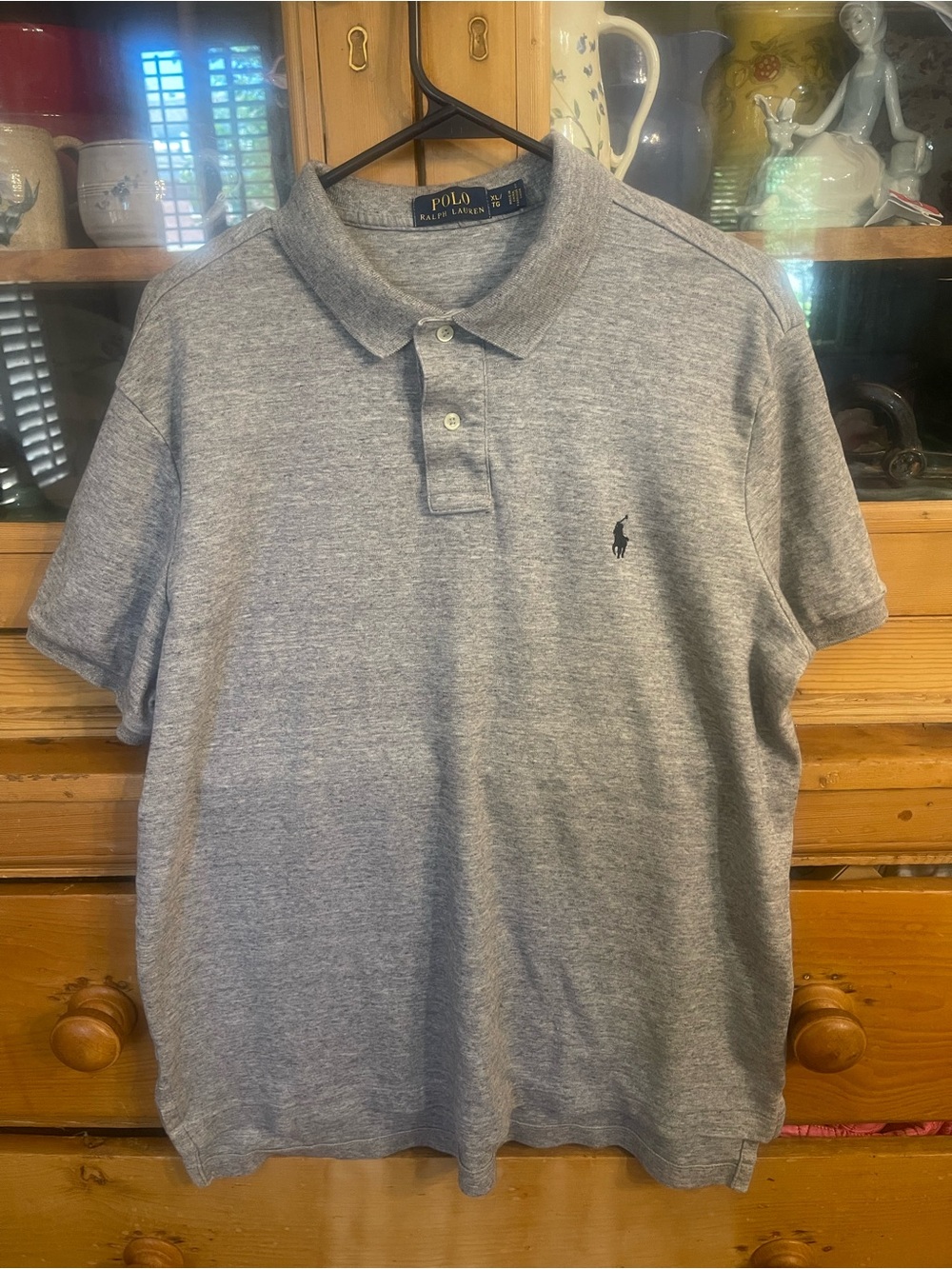 Polo by Ralph Lauren Heather Gray Short-Sleeve Polo Shirt
